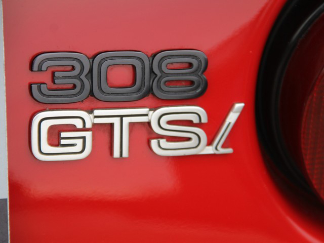 Ferrari 308 GTSi Schild